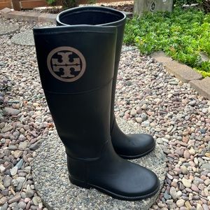 Tory Burch Rain Boots size 6